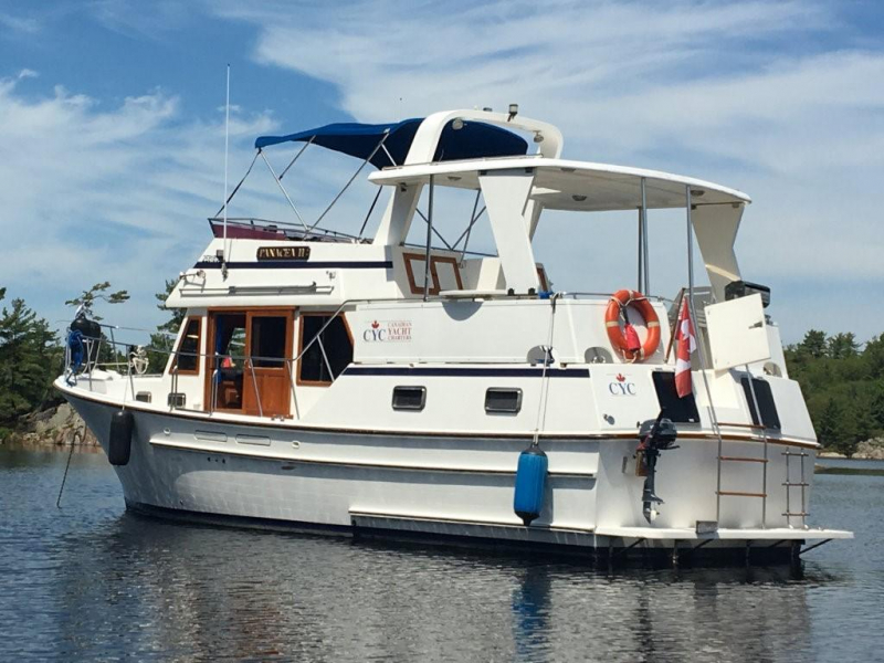 1988 Oceania 35 Sundeck Trawler for sale in Gore Bay, Ontario (ID-594) 1988 Oceania 35 Sundeck Trawler for sale in Gore Bay, Ontario (ID-594)